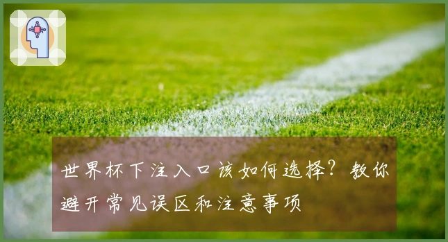 世界杯下注入口该如何选择？教你避开常见误区和注意事项